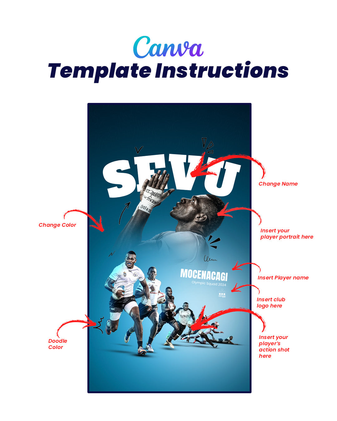 Highlight Player 2 Template (Canva)