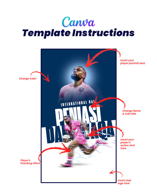 Player in Action Template (Canva)